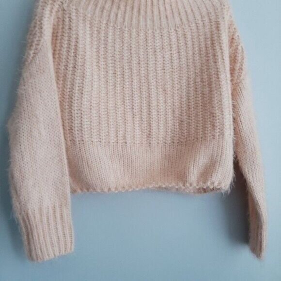 EBBY AND I / Off Shoulder Sweater Blush Designed in Australia Sz M - Picture 5 of 10